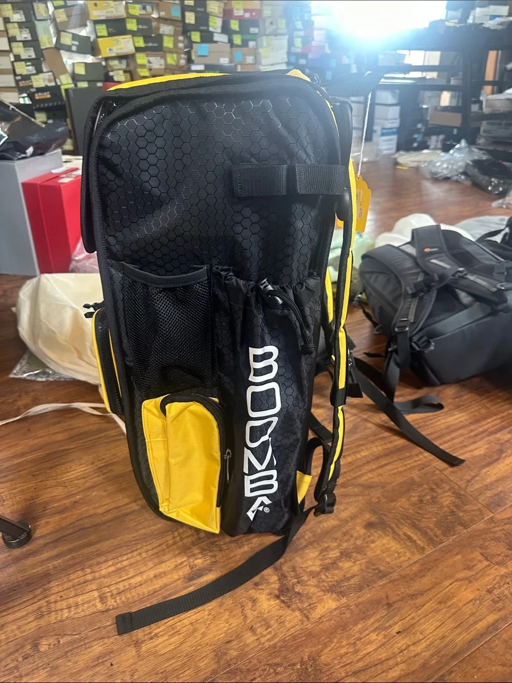 Boombah Yellow Superpack Baseball Bag